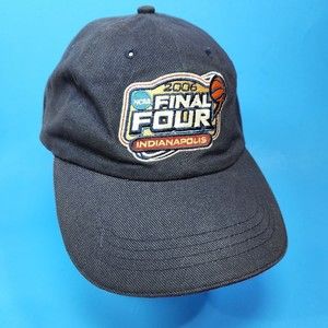 Final Four Hat Cap NCAA 2006 Basketball Indianapolis Tournament CBS Blue 1 Size